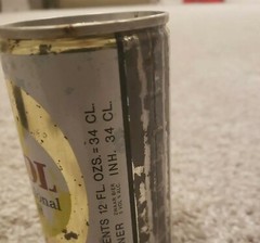 Vintage SKOL INTERNATIONAL BIER BEER Steel Pull-Tab CAN – 350 ML – Holland