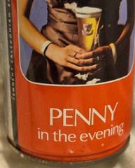 Tennent’s Lager Beer Can – Penny in the Evening – UK – Steel – 15.5 Ounce
