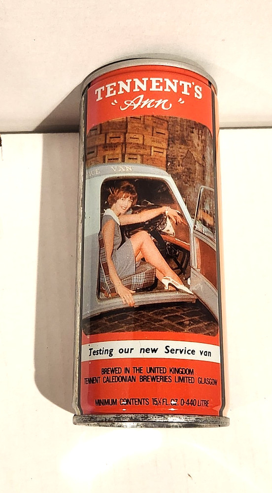 Tennent’s Sweet Stout Beer Can 15.5oz Ann Testing our new Service Van
