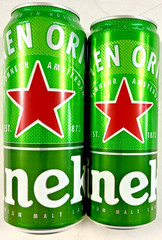 Heineken Original Premium Malt Lager 16/12oz emptyBeerCan Imported Holland BotOp