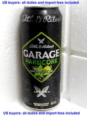 Empty Beer Can GARAGE HARDCORE Seth & Riley’s 500 ml. Ukraine 2024