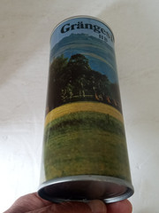 GRANGES FATOL IIB Beer Can 16 oz Steel Pull Tab Scenic Set Can SWEDEN 1970s