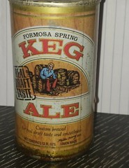 Formosa Spring Keg Ale Ring Pull Tab Beer Can REAL DRAFT TASTE Canada