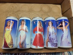 Tennent’s 1989-1991 440ml complete set empty beer cans girly Scotland