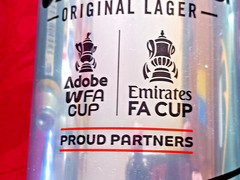 x4 EMPTY BEER CAN CARLING #5 FOOTBALL CUP, MYTHOS PREMIUM, EFES PILSNER, ZUBR