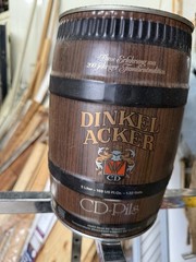 Vintage Dinkel Acker German Beer Barrel Keg Man Cave 1.32gal 169oz 9.75″t EMPTY