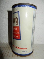 1966 KRONENBOURG Flat Top Beer can from FRANCE (350ml) Empty Beercan !!