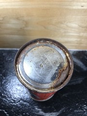 Vintage Steel Beer Can Carling Black Label Lager Toronto Canada Weathered Faded