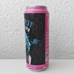 Empty Wild Shot IPA Beer can; 500 ml/16.9 fl oz – BOTTOM (LD Brewery, Croatia)