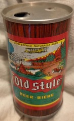 Old Style Beer Can – Canada – 12 Ounce – Button Top – Punch Top @1970’s Faded?