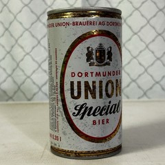 DORTMUNDER UNION SPECIAL Bier Vintage Steel Beer Can 12 oz Germany