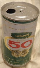 Labatt’s 50 Beer Can – Canada – 341 ml – 12 Ounce – Button Top @1976