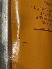 Schultheiss Malz Vollbier empty beer can, straight steel, Germany, OI on lid