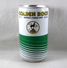 GOLDEN ROCK Beer Can Aluminum AUSTRIA