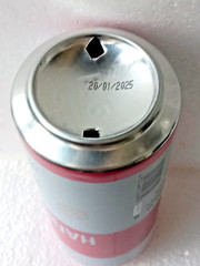 HANGOVER HIPPO Empty Beer Сan 500ml Obolon Ukraine Export 2025 Bottom Open
