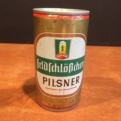 Vintage Feldschlößchen Feldschlösschen Pull Tab Beer Can Germany c. 1960s