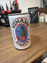 Hinano Tahiti 330ml beer can empty vintage unique rare