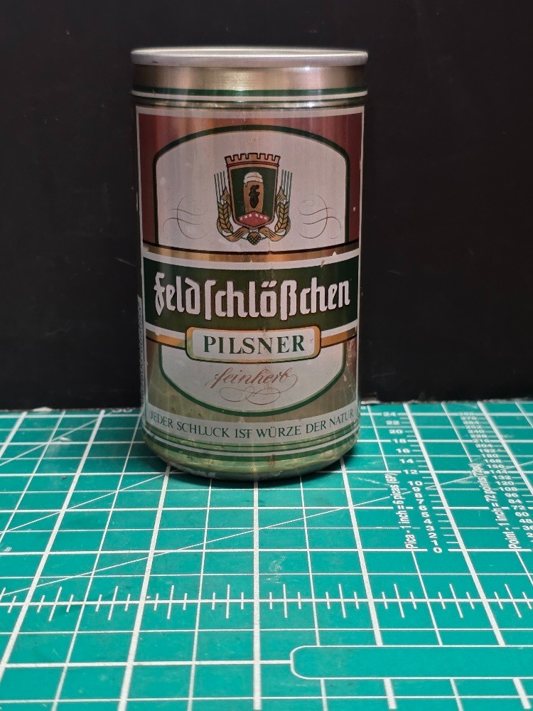 Feldschlosschen Pilsner by Feldschlosschen in Brauschweig 330ML GERMANY (TRAY 15