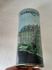 GRANGES FATOL IIB Beer Can 16 oz Steel Pull Tab Set Can 1970 SWEDEN BCCA 75-182