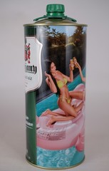 2021 SVIJANY Beer Can Pinup #07 Calendar Girl 2 l Liter Metal Bottle HALF GALLON