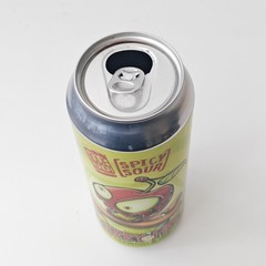 Empty 2025 Cherry on Fire Spicy Sour Beer can; 500 ml/16.9 fl oz; TOP (Croatia)