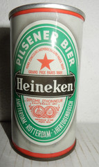 HEINEKEN Pilsener Straight Steel Beer Can from HOLLAND (34cl) Empty Beercan !!
