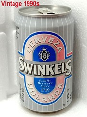 SWINKELS Vintage Empty Beer Can 330ml Netherlands for Spain 1994 Top Open