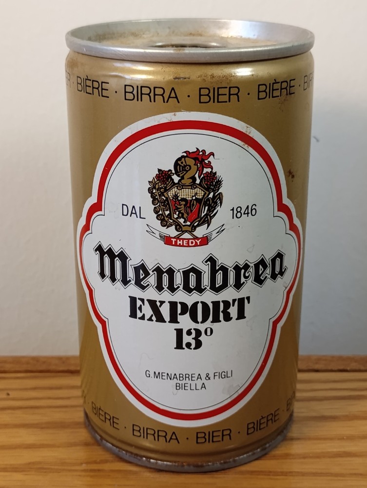 Menabrea Export 13 Bier Beer Can 330ml Steel Nurnberg Bavaria Germany
