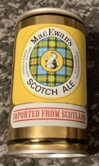 MacEwans SCOTCH Ale Can Imported From Scotland EDINBURGH