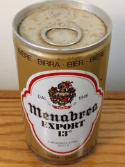 Menabrea Export 13 Bier Beer Can 330ml Steel Nurnberg Bavaria Germany