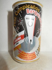 OCOC BRAHMA 1996 Feliz Cumplenos Beer can from VENEZUELA (250m) No Top !!