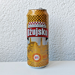 Empty 2018 Ožujsko / Ozujsko Beer can – 500 ml/16.9 fl oz – TOP opened (Croatia)