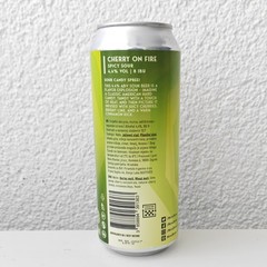Empty 2025 Cherry on Fire Spicy Sour Beer can; 500 ml/16.9 fl oz; TOP (Croatia)