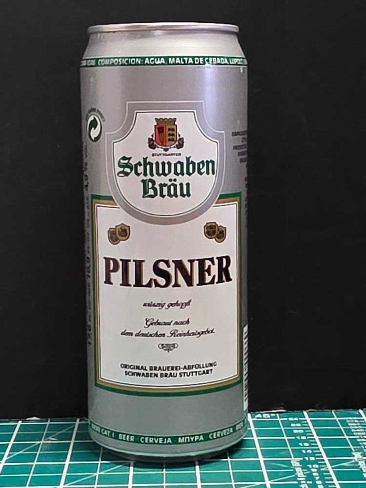 SCHWABEN BRAU PILSNER 1994 GERMANY 500ML BEER CAN (TRAY 15)