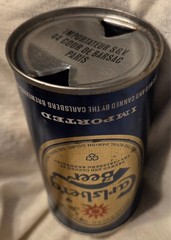 Carlsberg Beer Can – Blue – Steel – Holland – .355 L – U.S. 12 Oz – Paris Stamp