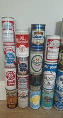 Vintage Beer Can Collection Lot Of 34 EMPTY Cans