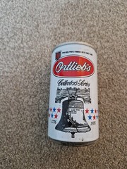 VINTAGE 1970’S/80’S ORTLIEB’S BEER EMPTY CAN BREWERIANA PUB DECOR MANCAVE