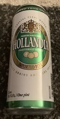 HOLLANDIA IMPORTED BEER 16 Oz Beer Can Imported From Holland