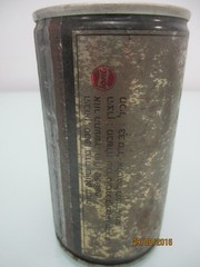 Tuborg beer : a 330 ml empty tin can, Denmark , export to Israel, May, 1982.