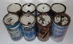 EMPTY Nice set 8 Australian beer cans from Cascade Draught SSteel 370ml