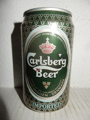 1990 WORLD CUP FOOTBALL SOCCER CARLSBERG Beer can from ITALY (330ml) Empty