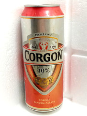 CORGON Empty Beer Can 500ml Slovakia 2011 Top Open Collectible