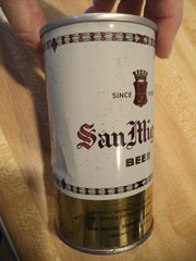 SAN MIGUEL 12 OZ STRAIGHT EDGE STEEL BEER CAN SAN MIGUEL BREWERY PHILIPPINES