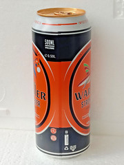 Empty Beer Can WARBLER Ukrainian Export to India 500 ml Obolon 2025 Botton Open!