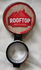 COLLECTIBLE ROOFTOP RED LAGER TAP TOP 