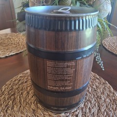 DINKEL ACKER 5-Liter beer can. **NICE ** Good condition with stoppers