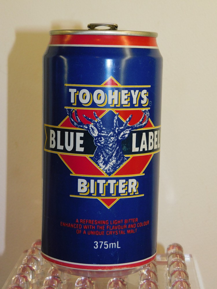 TOOHEYS BLUE LABEL BITTER – 375ml COLLECTIBLE BEER CAN 1990’s