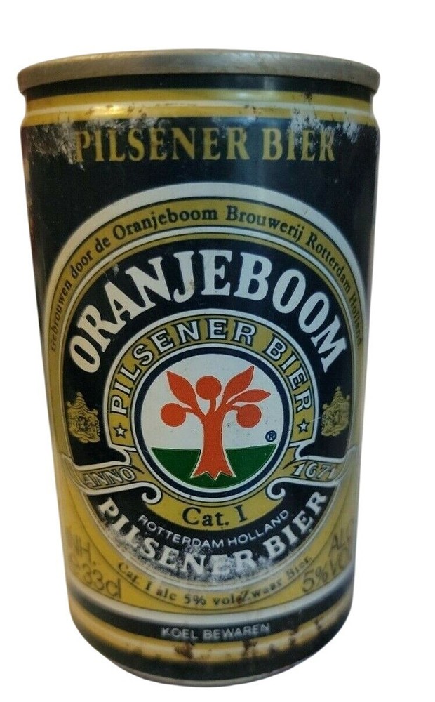 Oranjeboom Holland Beer Can 330ml Empty Brewerania Import Pull Tab