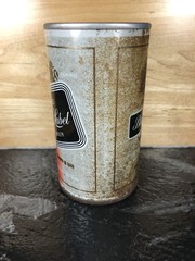 Vintage Steel Beer Can Carling Black Label Lager Toronto Canada Weathered Faded