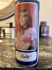 Tennent’s Girls Lager Beer Sally 15.5oz straight steel beer can Scotland